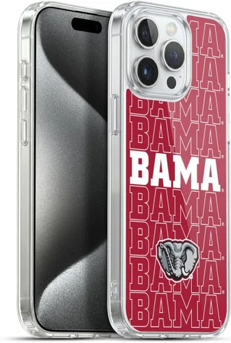 Miniatura 408 de Head Case Designs Funda de gel suave con licencia oficial de la Universidad de Alabama UA Collage compatible con Apple iPhone 13 Pro Max