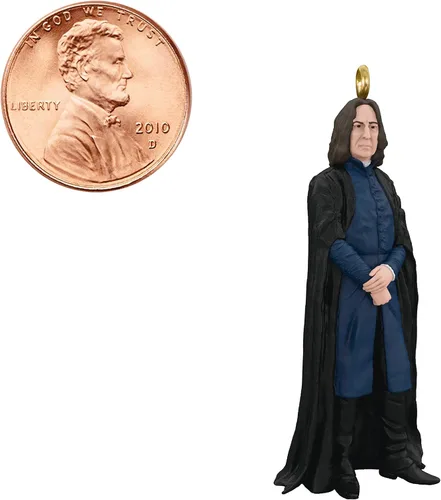 Miniatura 13 de Hallmark Keepsake Adornos de Navidad en miniatura 2023, Harry Potter Hermione, Hagrid y Snape Metal, mini juego de 3, regalos para los fanáticos