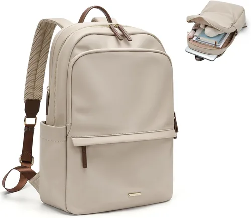 Miniatura 8 de GOLF SUPAGS Mochila para laptop para mujer, bolsa delgada para computadora, trabajo, viajes, universidad, mochila para portátil de 14 pulgadas
