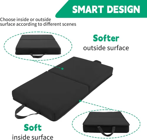 Miniatura 5 de Cojín de rodilla impermeable plegable grueso para yoga