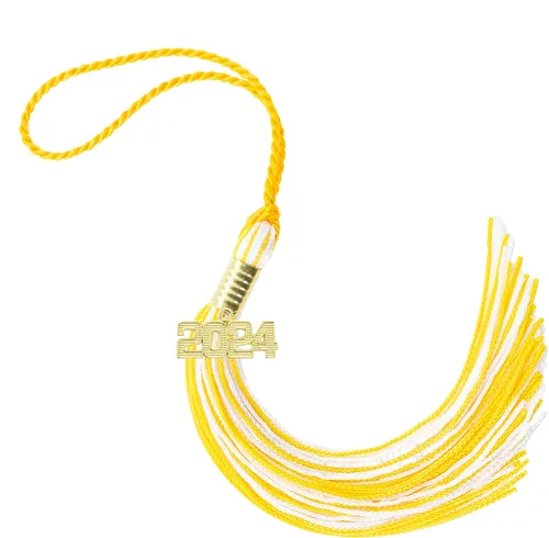 Miniatura 455 de Borla de graduación Aqua 2022, todos los colores escolares disponibles, fabricada en Estados Unidos