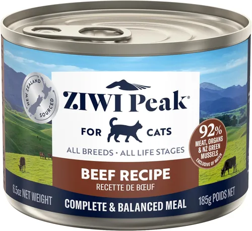 Alimento enlatado para gato ZiwiPeak, beef
