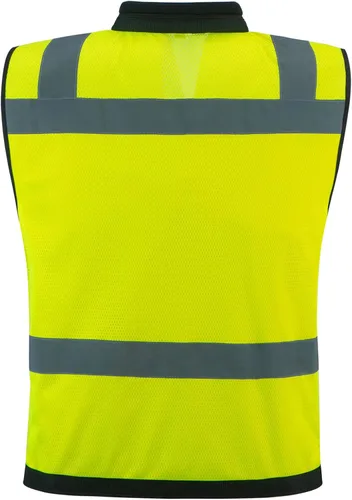 Miniatura 2 de LOHASPRO Chaleco de seguridad de alta visibilidad, chaleco reflectante de malla con bolsillos para hombres y mujeres, estándares ANSI/ISEA