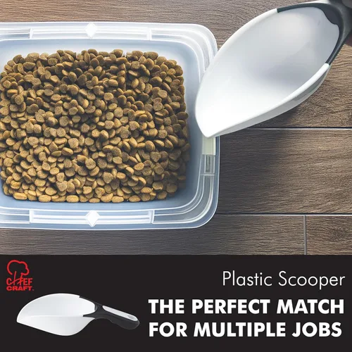 Miniatura 6 de Chef Craft Select - Cuchara de plástico, 1 taza, color blanco
