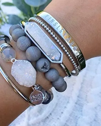 Miniatura 6 de Kinsley Armelle Colección Stone - Pulsera Lunar de Plata