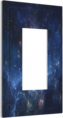 Miniatura 109 de Cubierta de Interruptor de Luz de 1 Gang de Mujer Africana, Placa de Pared Individual Basculante, Receptáculo de Cebras y Elefantes GFCI, Niña Mujer