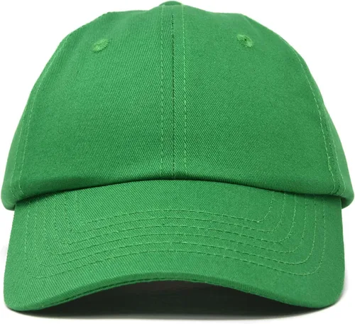 Miniatura 5 de DALIX Gorra de béisbol para papá, lisa, para hombre, mujer, algodón, ajustable, en blanco, sin estructurar, suave