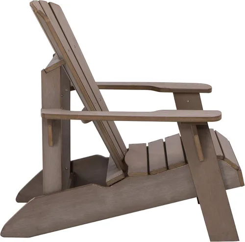 Miniatura 5 de Lifetime Silla Adirondack de madera sintética Marrón claro