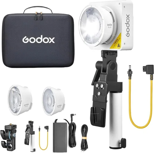 GODOX Luz de video ML100BI, salida 120W, temperatura de color 2800-6500K, luz de video portátil LED de temperatura de color dual ≥97 TLCI ≥98, 11