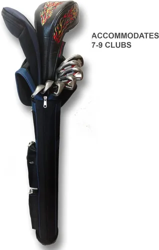 Miniatura 6 de CaddyDaddy Golf Ranger Bolsa de viaje, bolsa de campo de domingo Negro/Azul