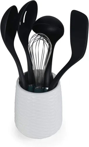 Miniatura 2 de KitchenAid KQ562BXAQA - Juego de herramientas y artilugios con Crock, 6 piezas, aguamarina
