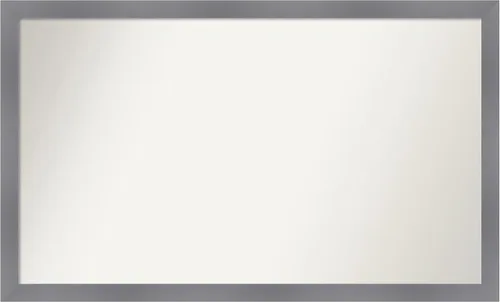 Miniatura 202 de Amanti Art Espejo personalizado, espejo de baño gris plomo a rayas, espejo de pared o espejo de tocador de baño sobre el fregadero