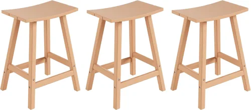 Miniatura 32 de WestinTrends Malibu - Juego de 2 taburetes para sillín para exteriores/patio, 24 alturas, color rojo