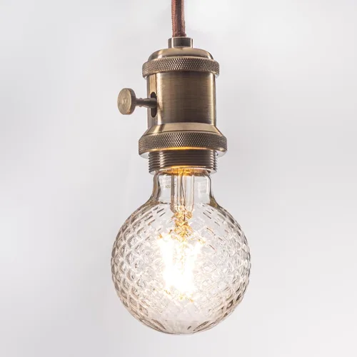 Miniatura 9 de Westinghouse 5268020 - foco LED regulable de 5,5 W (equivalente a 40 W), vidrio cortado G25, filamento transparente, 6 unidades, base mediana