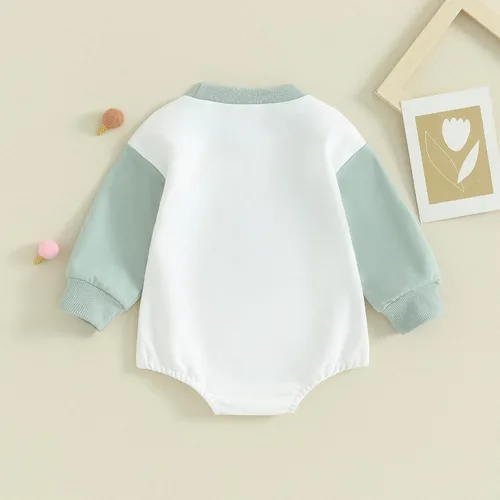 Miniatura 4 de Ropa de bebé recién nacida, ropa para niña con estampado de papi, sudadera bordada, mameluco de manga larga