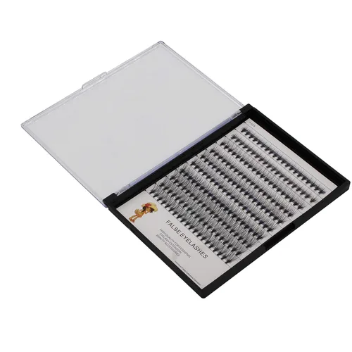 Miniatura 4 de Bodermincer Bandeja grande 20D, 10 filas, 8-10-0.472-0.551 in volumen mixto, extensiones de pestañas individuales de injerto de 8 a 0.551 in