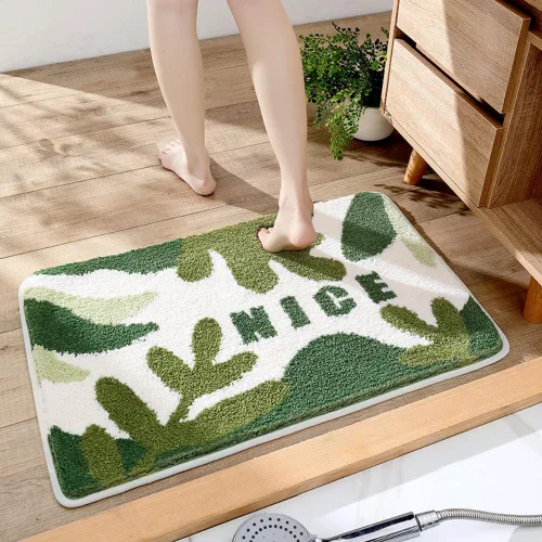 Miniatura 11 de Alfombras de baño de lujo, 0.8 in/0.78 pulgadas de grosor, extra suaves, absorbentes, no se desprende, lavable a máquina, alfombra de felpa lanuda