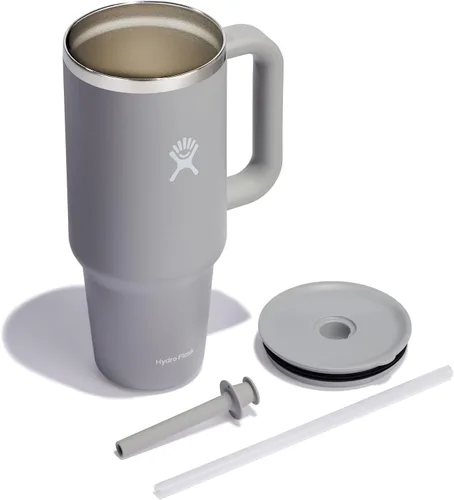 Miniatura 10 de Hydro Flask Vaso de Viaje de 40 Oz con Asa, Tapa y Pajita - Acero Inoxidable Aislado en 40 Oz Birch Abedul