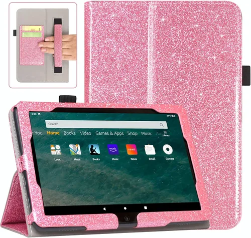 Miniatura 11 de ACdream Funda para tablet Fire HD 8 y 8 Plus (12ª generación/10ª generación, versión 2022/2020), funda de cuero tipo folio, soporte plegable, Z
