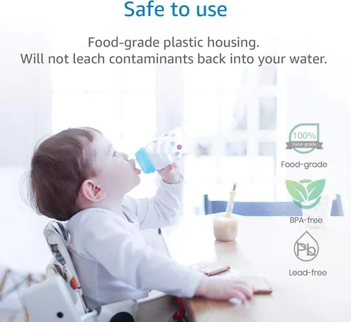 Miniatura 7 de AQUA CREST Filtro de agua 9601, repuesto para Moen 9601 ChoiceFlo 9600, 9602, 9500, 9501, 9502, compatible con grifos de cocina filtrados Moen Sip