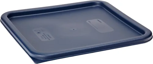 Cambro SFC12453, tapa CamSquares para contenedores de almacenamiento de alimentos de 12, 18 y 22 qt, polietileno, azul medianoche, NSF
