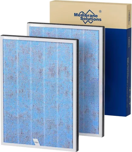 Miniatura 5 de Membrane Solutions MSA3/MSA3S - Filtro de purificador de aire original original, paquete de 4 unidades, filtro HEPA H13 mejorado 4 en 1
