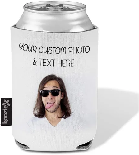 Enfriador de bebidas personalizado foto foto y texto fiesta lata de cerveza cubierta CAN