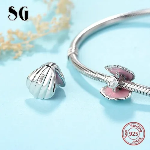 Miniatura 2 de Abalorio de plata de ley 925 para pulseras y collares Pandora y más bricolaje