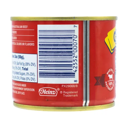 Miniatura 3 de Ox & Palm Carne en Conserva de Res Estilo Chunky Original, 7 Onzas (Paquete de 12)