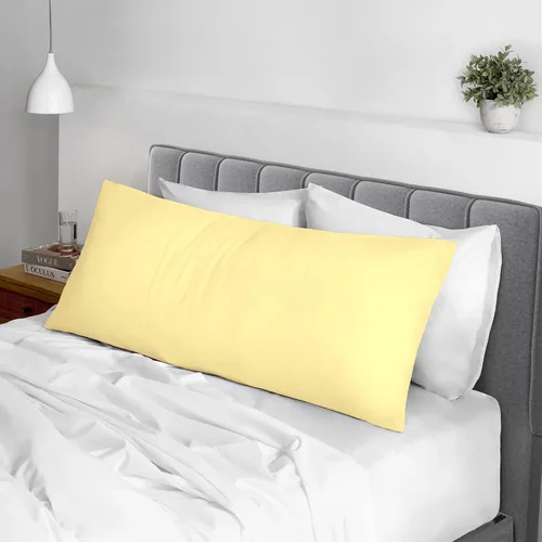 Miniatura 85 de Pizuna Juego de 2 fundas de almohada de 100 % algodón puro, tamaño estándar, color blanco, lujosas fundas de almohada de 400 hilos de satén