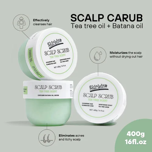 Miniatura 2 de Tea Tree Scalp Scrub – 14 onzas líquidas (14 onzas líquidas) 1 botella, tratamiento exfoliante e hidratante para cuero cabelludo seco y escamoso