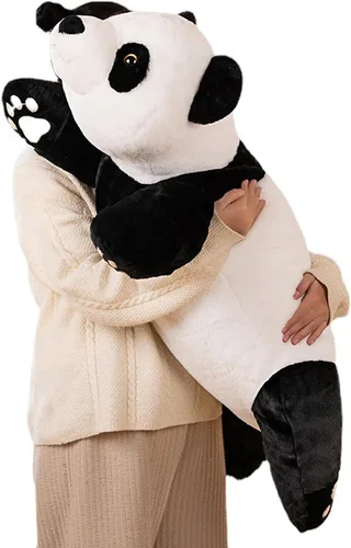 Miniatura 9 de Animales de peluche con peso, peluche de panda, lindo panda con peso, animales de peluche, regalo para niños y adultos, 15 pulgadas