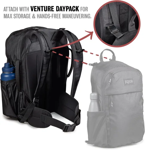 Miniatura 8 de JanSport Sistema Venture Pack, Negro