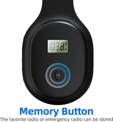 Miniatura 3 de Auriculares inalámbricos con radio FM y Bluetooth 5.0, auriculares portátiles recargables con micrófono integrado, orejeras ligeras y cómodas