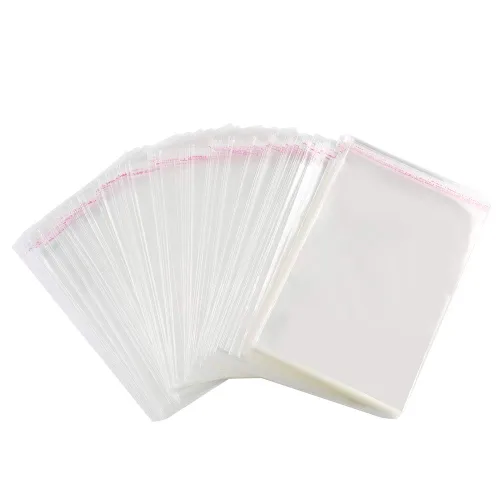 Miniatura 10 de 200 paquetes de 12" x 12" Bolsas gruesas transparentes resellables de celofán con sello autoadhesivo, bolsas de polietileno para embalaje
