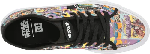 Miniatura 5 de DC X Star Wars The Mandalorian - Tenis de patinaje para hombre, Negro Multi (Manual Hi)