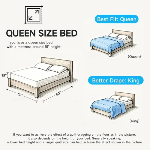 Miniatura 5 de Lavsiry Juego de colcha rosa tamaño queen con patrón a rayas, colcha y cubrecama de microfibra ligera y suave para verano, juego de ropa de cama