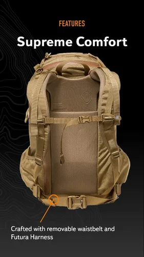 Miniatura 5 de Mystery Ranch Mochila de 2 días - Mochila táctica Molle Senderismo, 27L, Coyote