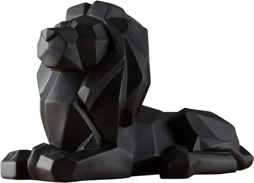 Miniatura 9 de FJWYSANGU Abstracto Estatuas De Leopardo Panther Escultura Mano Anhelada Animal Resina Decoración Moderno Para El Hogar Grande Blanco