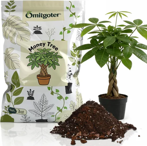Miniatura 20 de Suelo natural puro para macetas para plantas de bambú de la suerte, 1 cuarto de galón, drenaje superior y transpirabilidad, suelo ideal para plantas