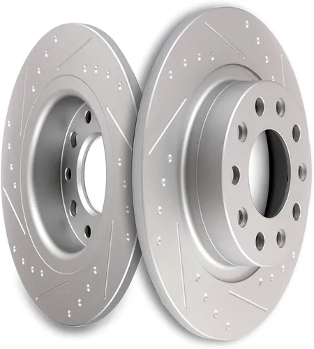 Miniatura 23 de SCITOO Rotores de freno traseros, 2 kits de frenos para Acura Integra 1990-2001, Honda Civic 1992-1995 1999-2000, para Civic del Sol 1993-1997, CRX