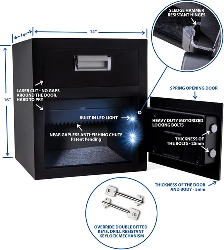 Miniatura 6 de Viking Security Safe - Depósito y Seguridad Personal Office Safe Bundle