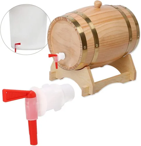 Miniatura 3 de Grifo de cubo de cerveza Espita de embotellado de plástico rojo para cerveza fermentador de elaboración de cerveza Cubo de embotellado