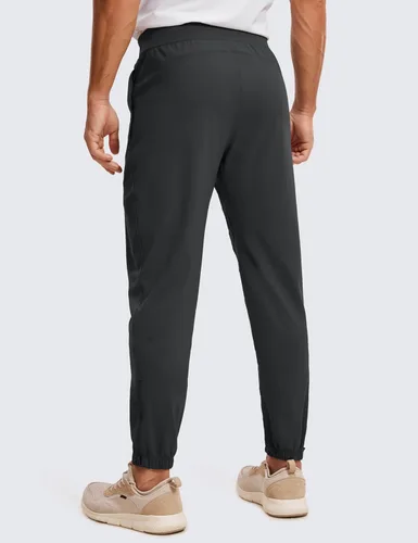 Miniatura 2 de CRZ YOGA Pantalones deportivos de golf elásticos en 4 direcciones con bolsillos de 30 pulgadas para hombre, pantalones de trabajo, gimnasio