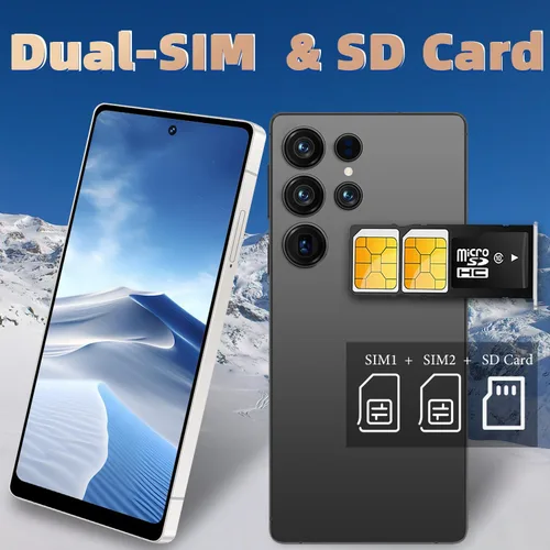 Miniatura 5 de Smartphone Android 8+256GB Pantalla HD de 6.8 pulgadas, 4500 mAh y cámara de 21+8 MP Desbloqueado con Dual-SIM, Face ID y OTG - Asequible sin