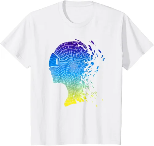 Miniatura 6 de Camiseta con diseño de auriculares de realidad virtual de VR Fans, Negro, S
