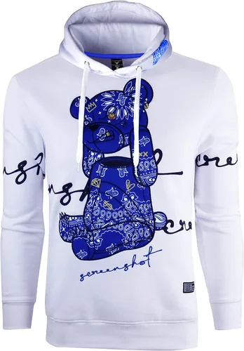 Miniatura 129 de SCREENSHOT Sudadera urbana de forro polar para hombre, diseño de dibujos animados de animación, parche bordado de gel
