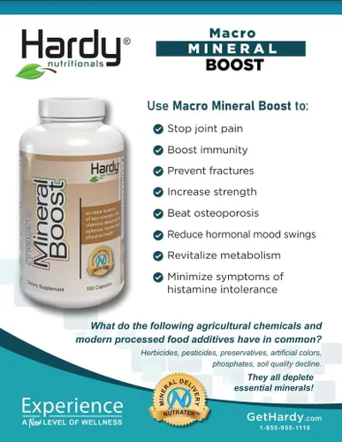 Macro Mineral Boost - Suplemento de calcio de alta intensidad para la salud de huesos y dientes con vitamina C, D, K, calcio, fósforo y magnesio,