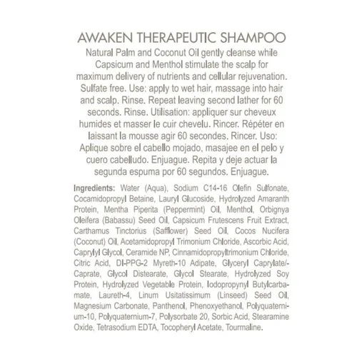 Miniatura 7 de Surface Hair Champú para engrosar el cuero cabelludo y el cabello saludable - Champús hidratantes probados para mujeres y hombres - Limpiador