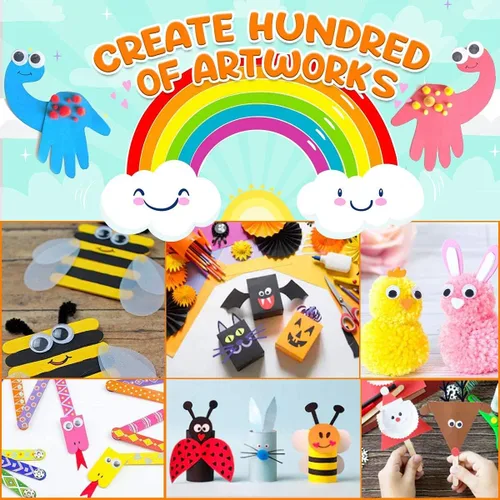 Miniatura 7 de Goody King Suministros de Artes y Manualidades para Niños - Todo en Uno Manualidades para Niños Actividades para Niños Pequeños Suministros